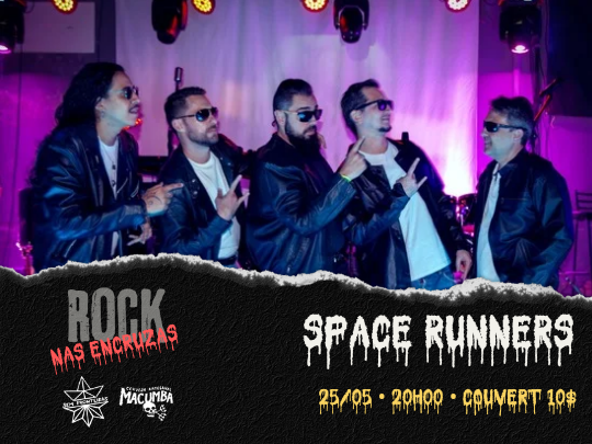 Rock nas encruzas com Space Runners.
