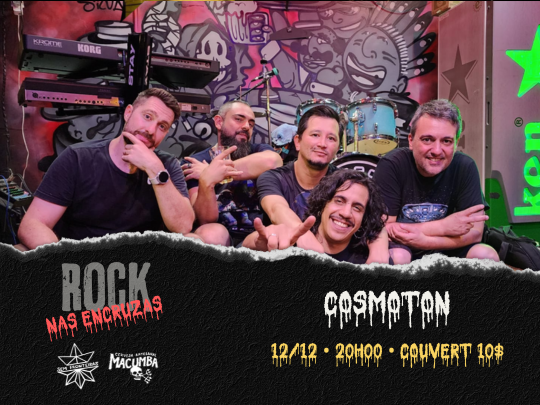 ROCK NAS ENCRUZAS COM COSMOTON.
