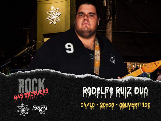 ROCK NAS ENCRUZAS COM RODOLFO RUIZ DUO.