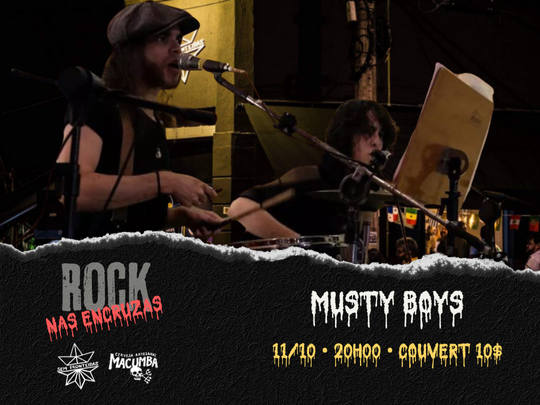 ROCK NAS ENCRUZAS COM MUSTY BOYS.