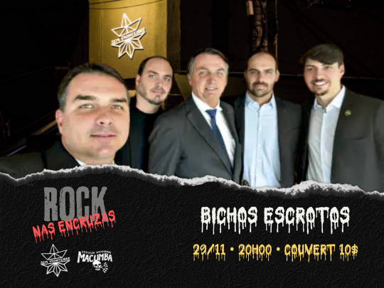 ROCK NAS ENCRUZAS COM BICHOS ESCROTOS.